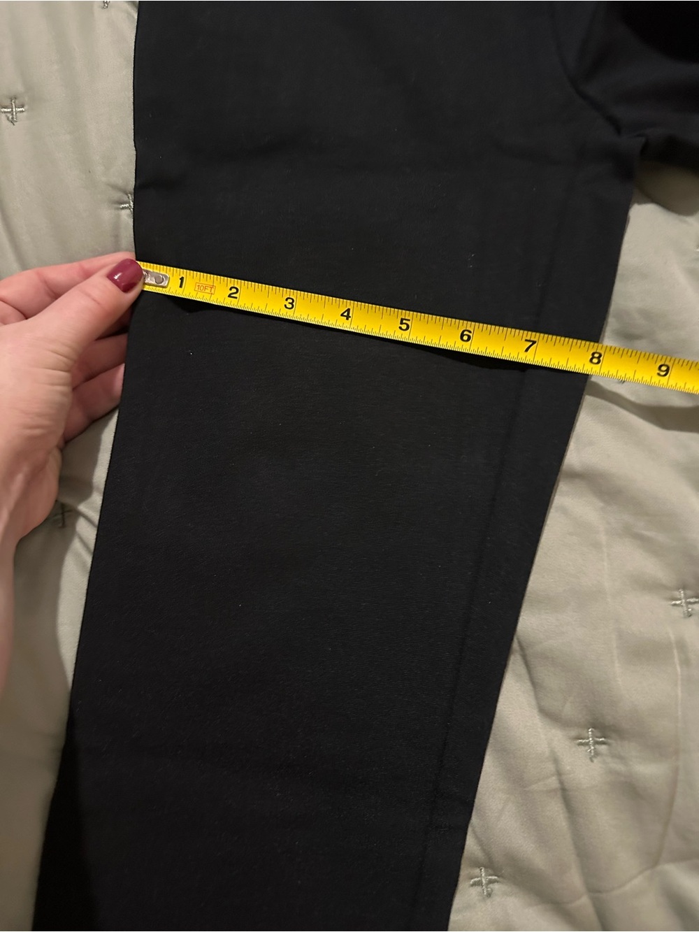 NWT Ann Taylor Black Ponte Side-Zip Slim Pants - Picture 7 of 9